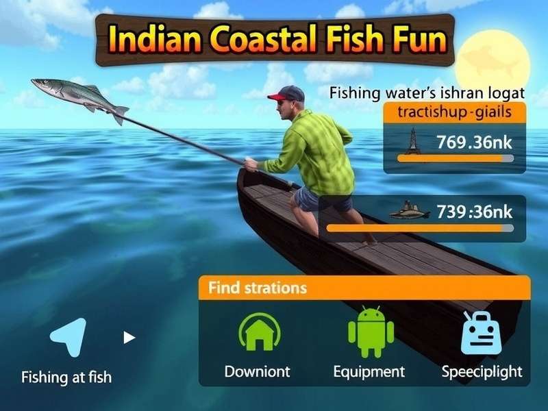 Indian Coastal Fish Fun download statistics chart showing growth in India